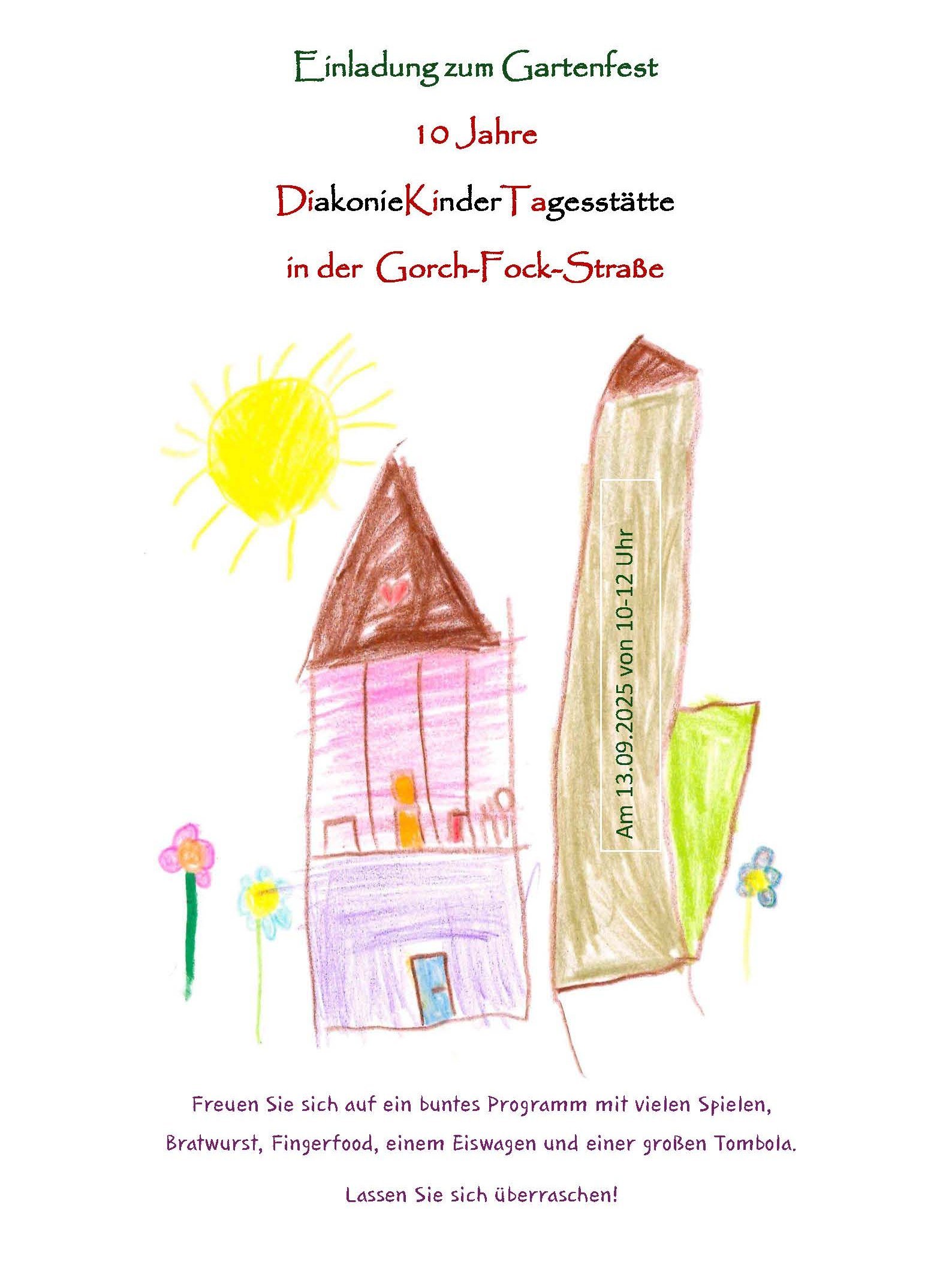 DiKiTa feiert 10-jähriges Jubiläum und lädt zum Gartenfest ein. 
